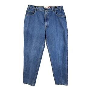 Levis 545 Jeans Mens 40x32 Blue Loose Fit Brown Tab Vintage